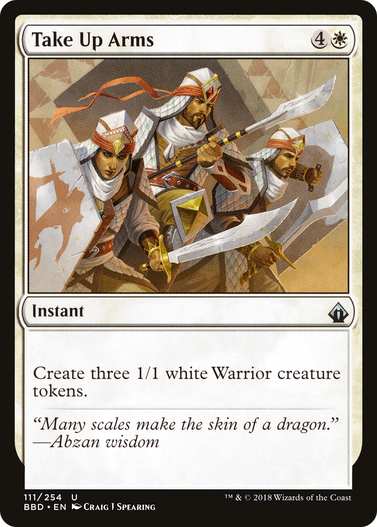 Image of Take Up Arms (BBD-111) - Battlebond