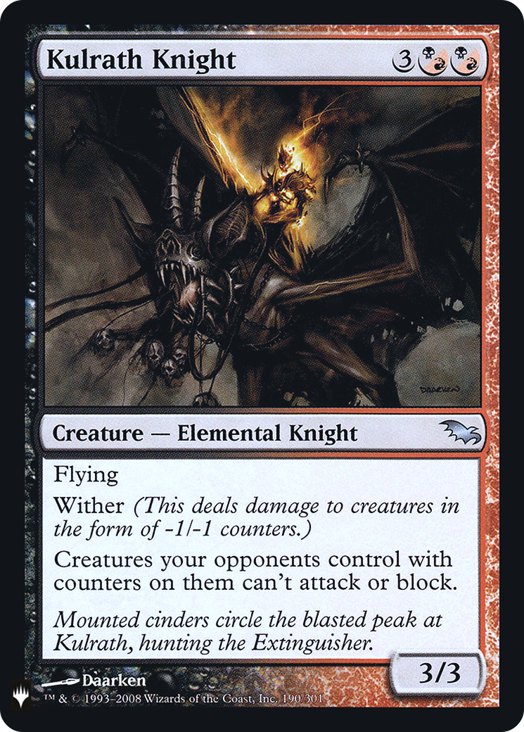 Image of Kulrath Knight (LIST-190) - The List Foil