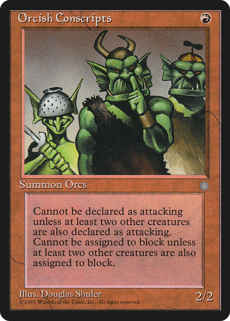 Image of Orcish Conscripts (ICE-) - Ice Age