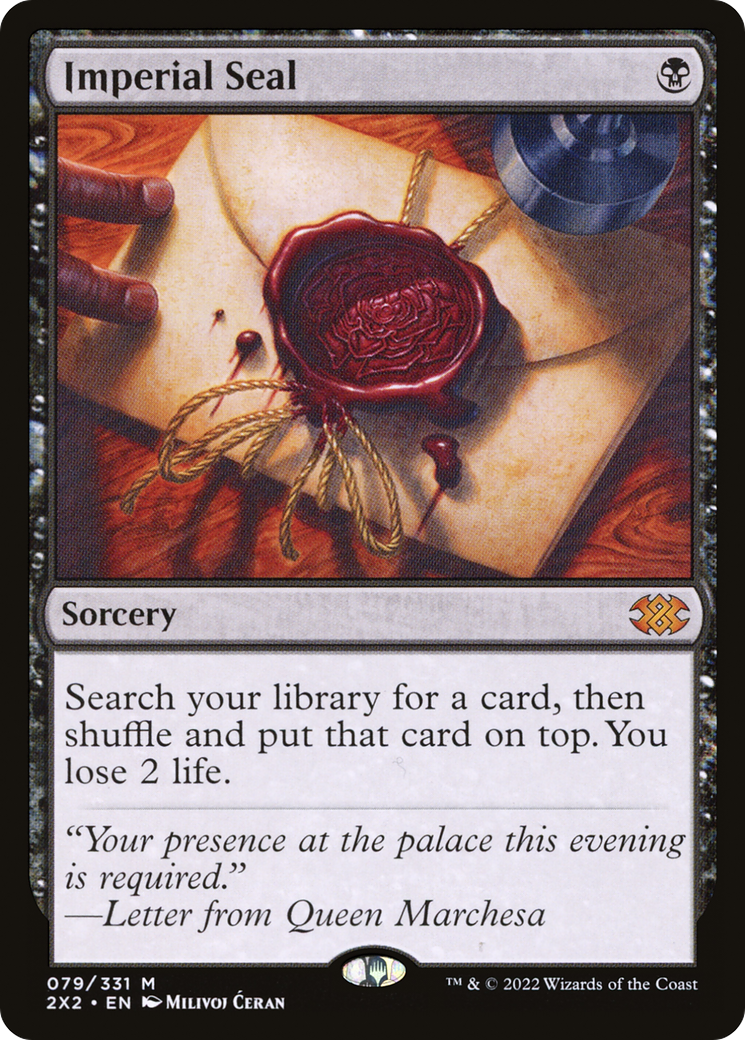 Image of Imperial Seal (2X2-079) - Double Masters 2022 Foil