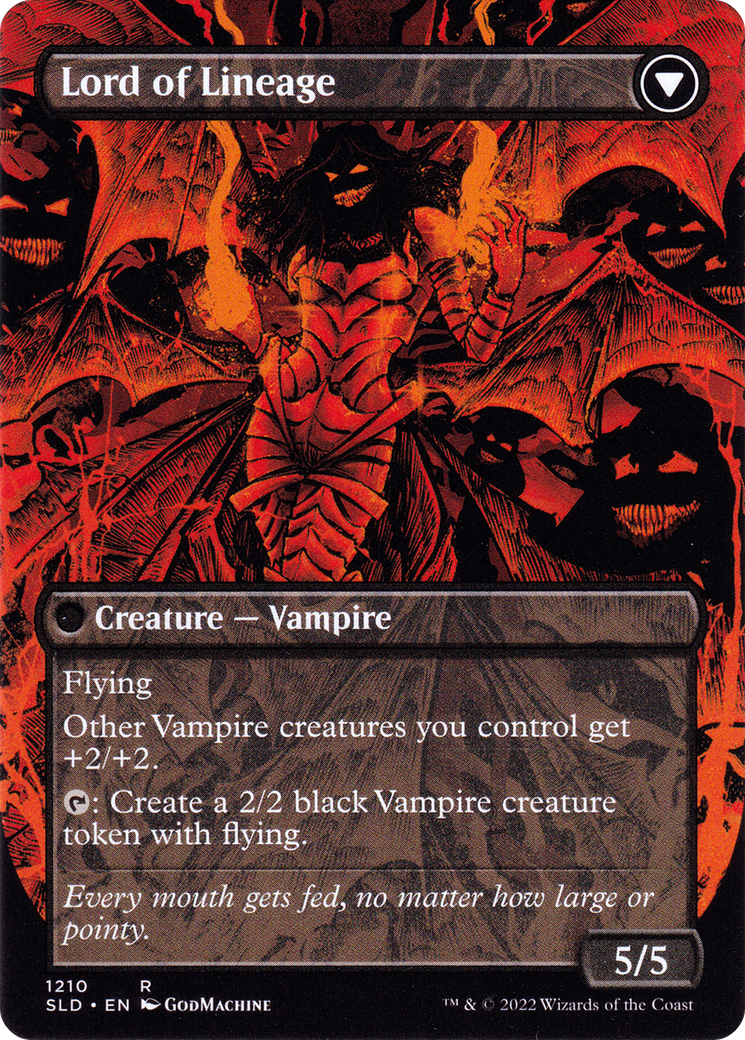 Image of Bloodline Keeper (Display Commander) - Thick Stock (SLD-1210) - Secret Lair Drop (Borderless)