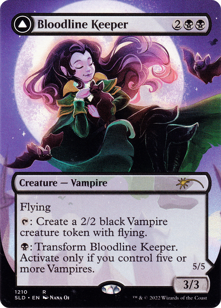 Image of Bloodline Keeper (Display Commander) - Thick Stock (SLD-1210) - Secret Lair Drop (Borderless)