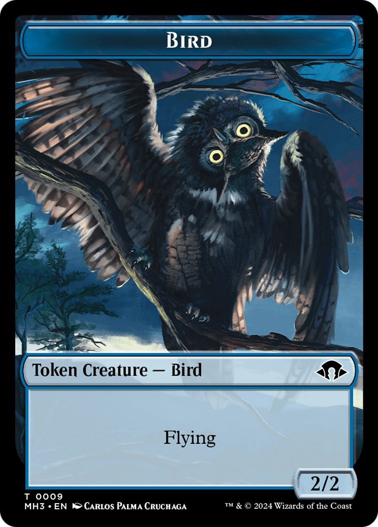 Image of Bird (TMH3-009) - Modern Horizons 3 Tokens Foil