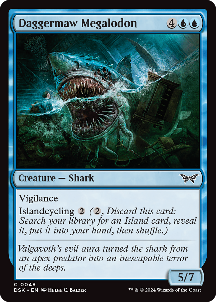 Image of Daggermaw Megalodon (DSK-048) - Duskmourn: House of Horror