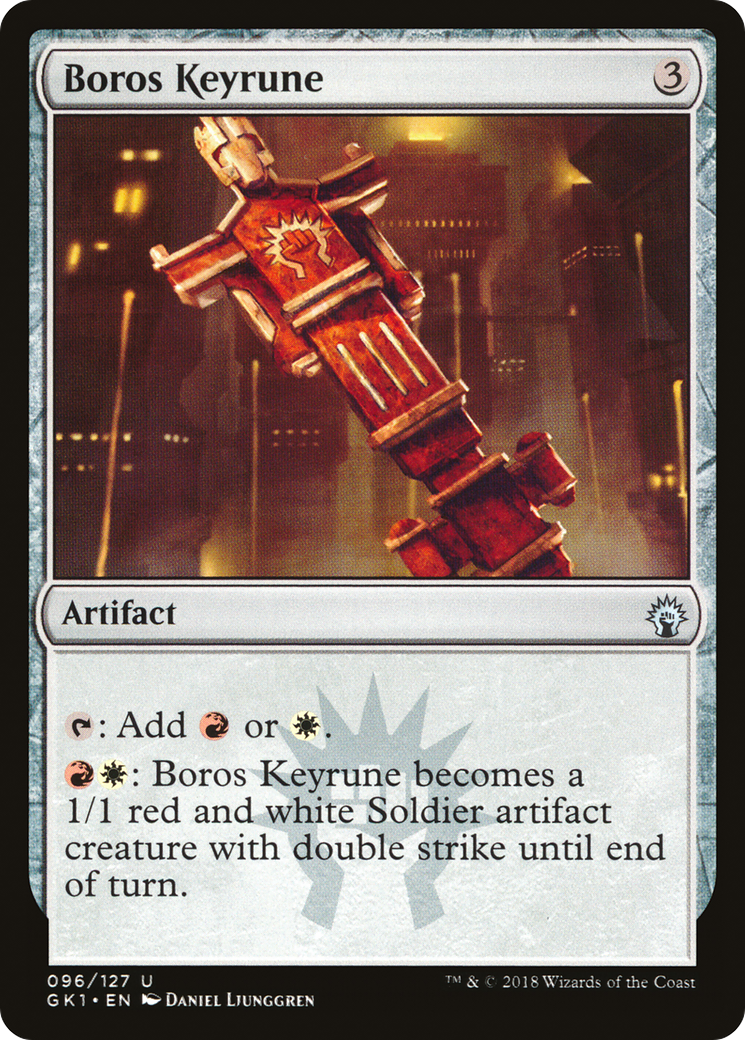 Image of Boros Keyrune (GR1-096) - GRN Guild Kit