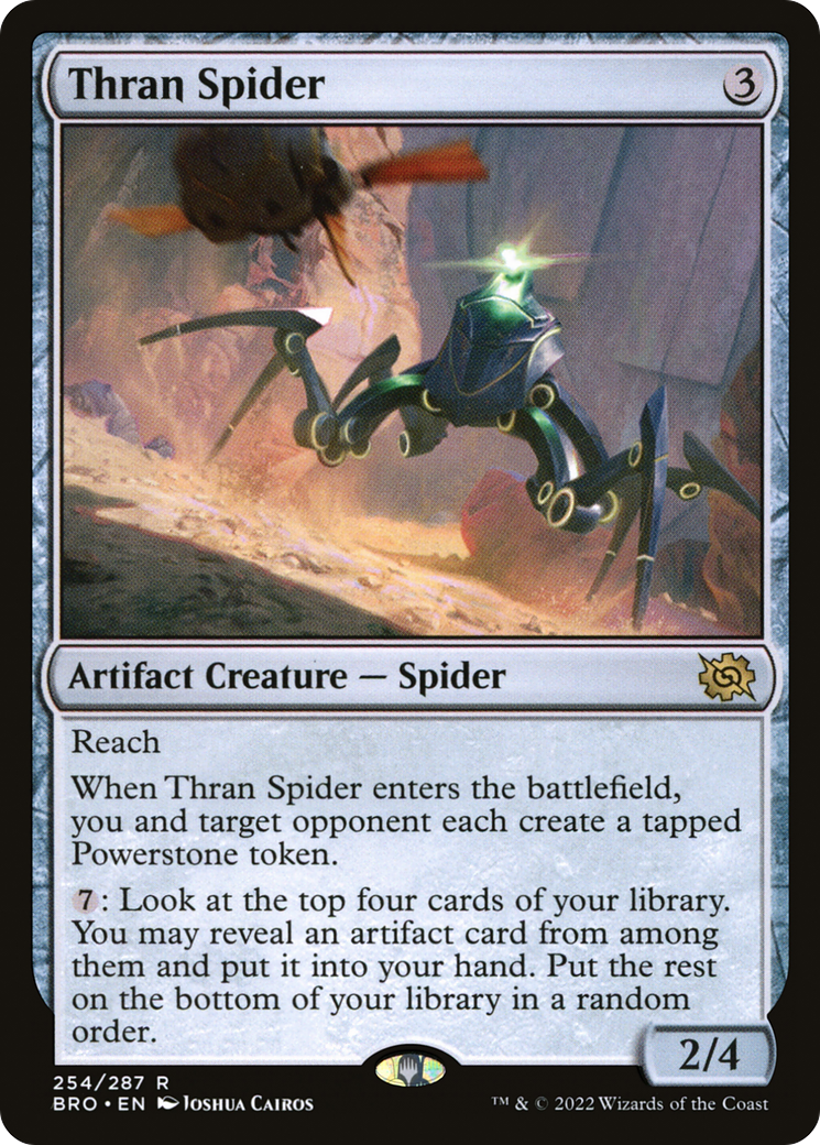Image of Thran Spider (BRO-254) - The Brothers' War Foil