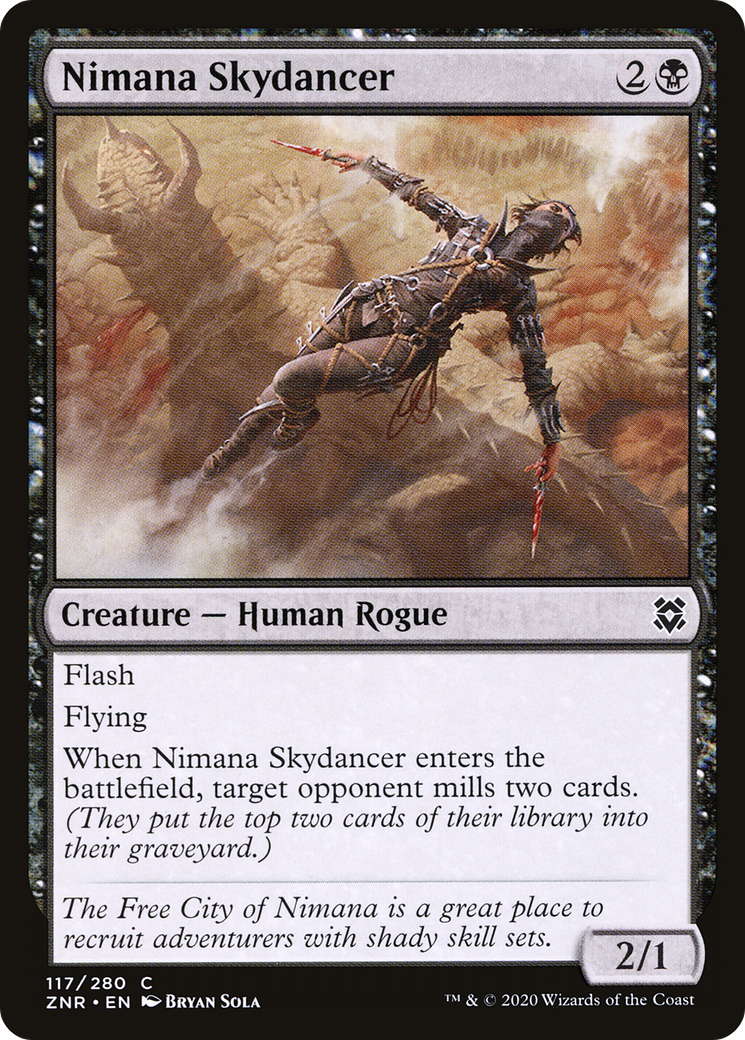 Image of Nimana Skydancer (ZNR-117) - Zendikar Rising Foil