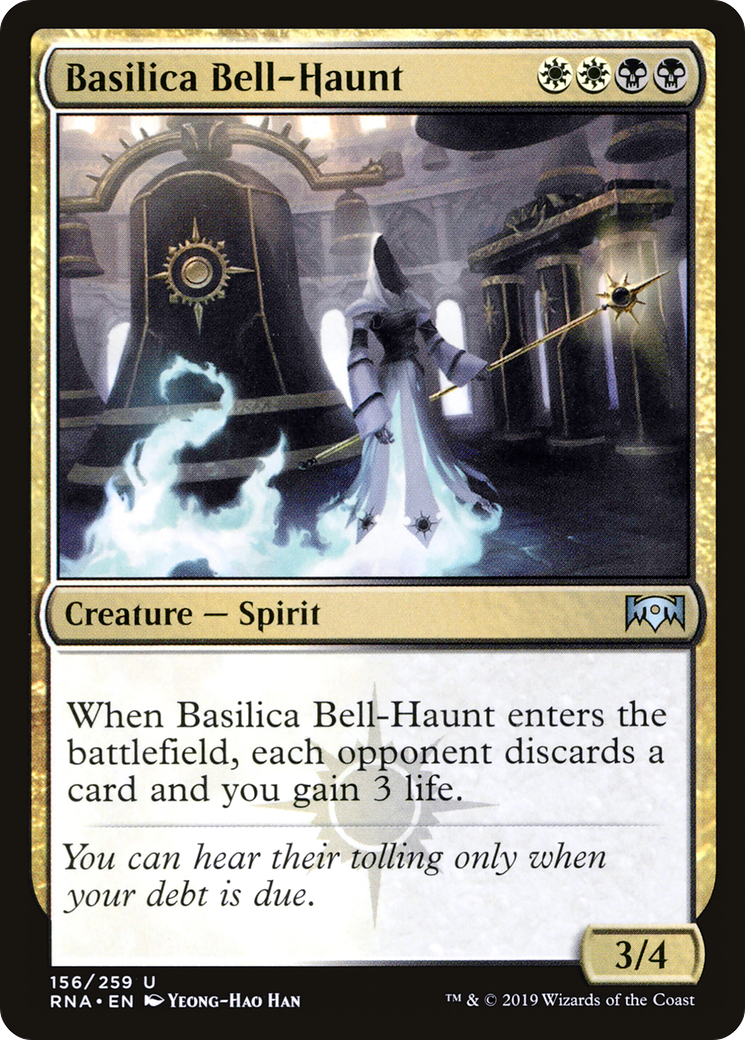 Image of Basilica Bell-Haunt (RNA-156) - Ravnica Allegiance Foil