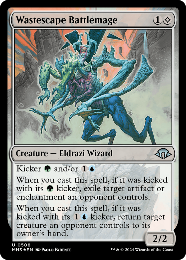 Image of Wastescape Battlemage (Ripple Foil) (MH3-508) - Modern Horizons 3 Foil