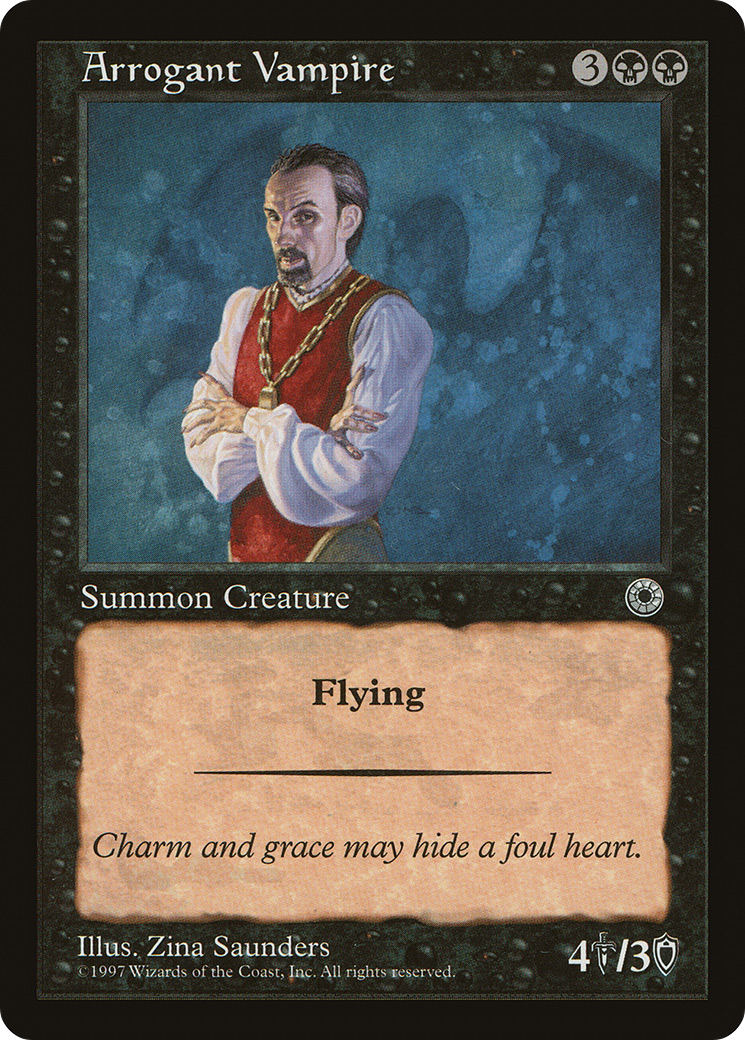 Image of Arrogant Vampire (POR-) - Portal
