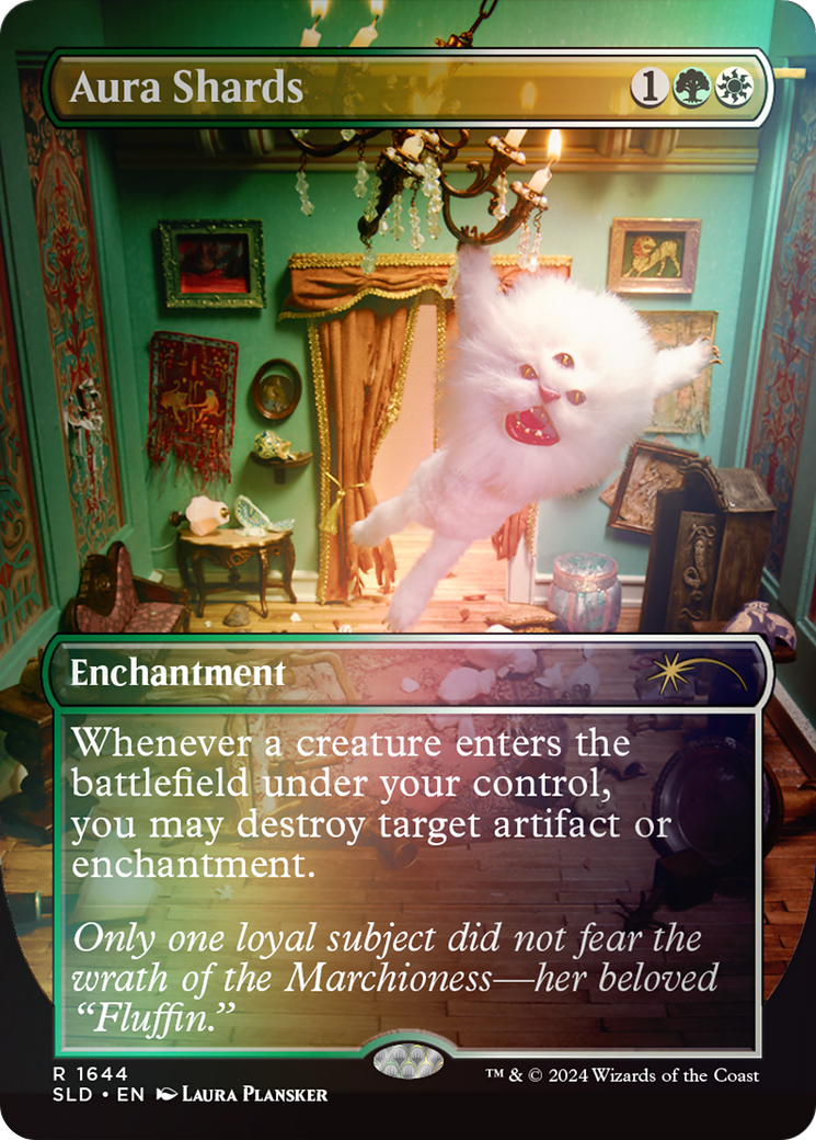 Image of Aura Shards (Rainbow Foil) (SLD-1644★) - Secret Lair Drop (Borderless) Foil