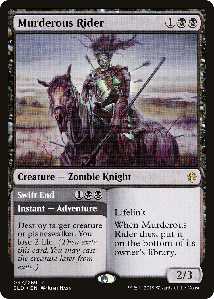 Image of Murderous Rider (ELD-097) - Throne of Eldraine