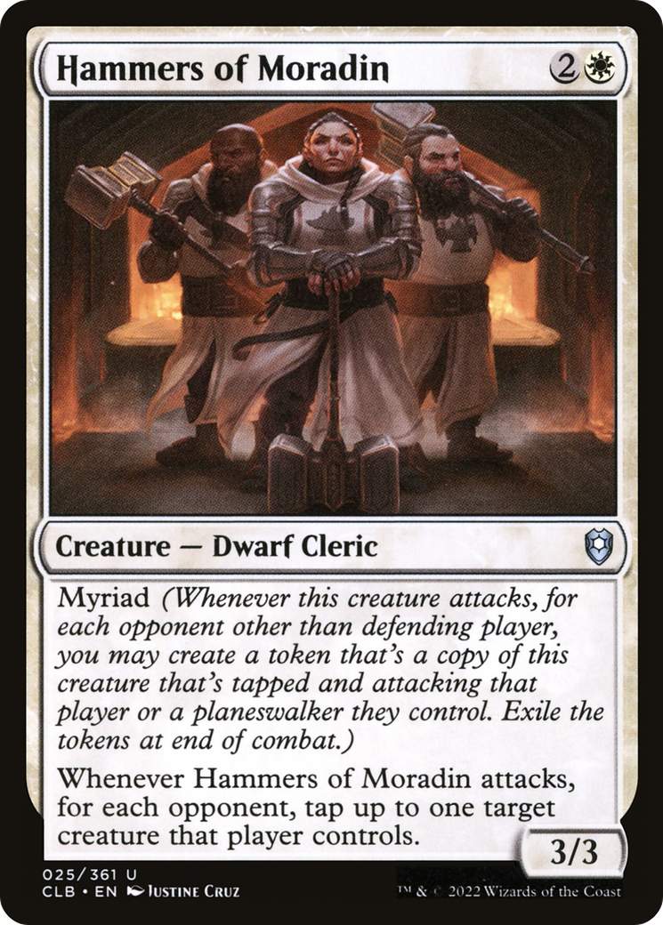 Image of Hammers of Moradin (CLB-025) - Commander Legends: Battle for Baldur's Gate
