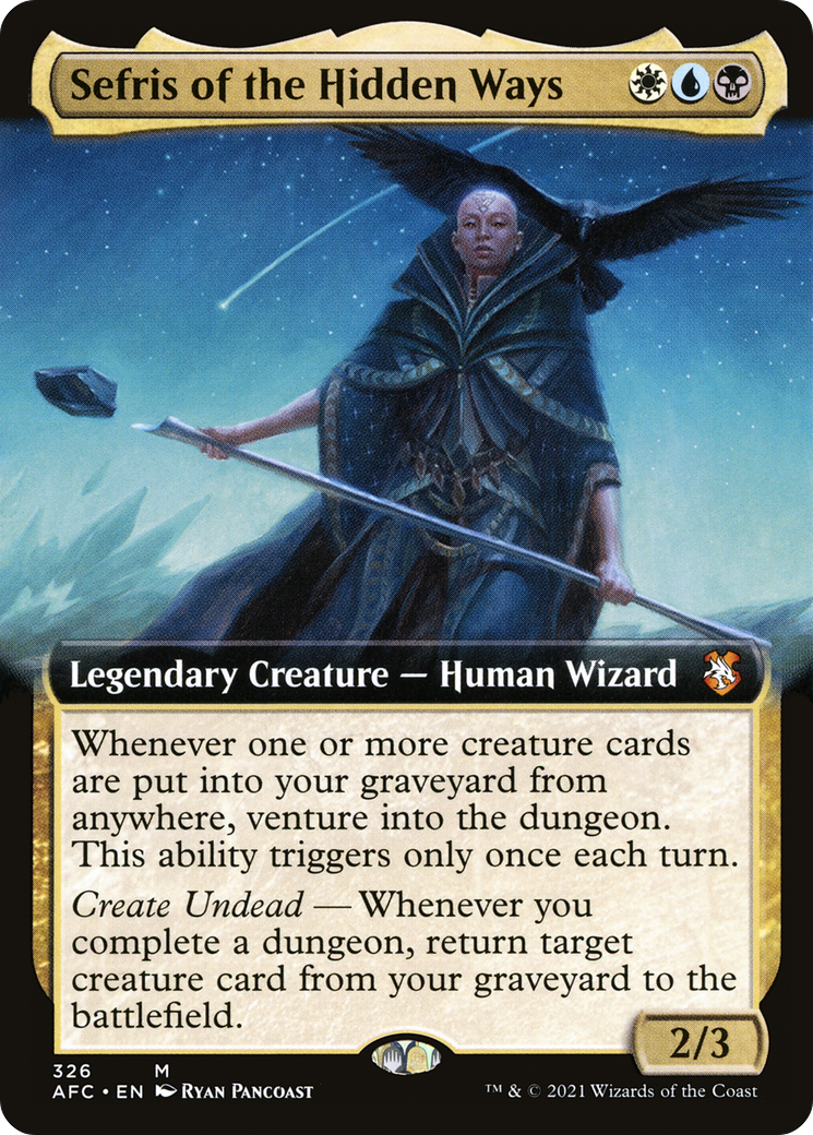 Image of Sefris of the Hidden Ways (Extended Art) (AFC-326) - Forgotten Realms Commander: (Extended Art)