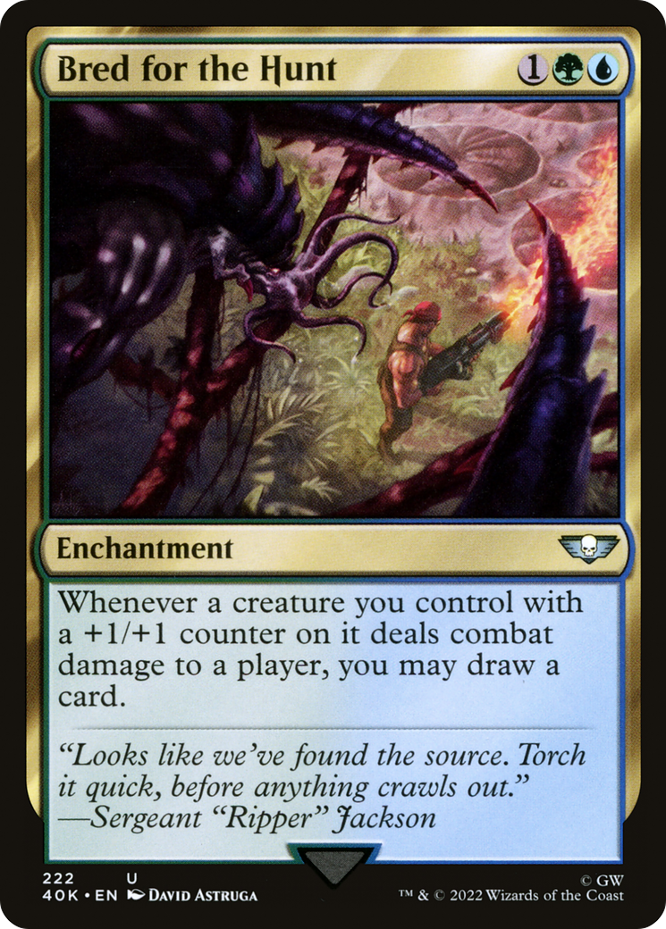 Image of Bred for the Hunt (40K-222) - Warhammer 40,000 Commander