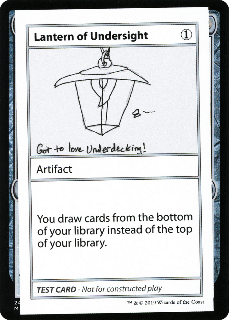 Image of Lantern of Undersight (No PW Symbol) (CMB1-) - Mystery Booster Playtest Cards 2021
