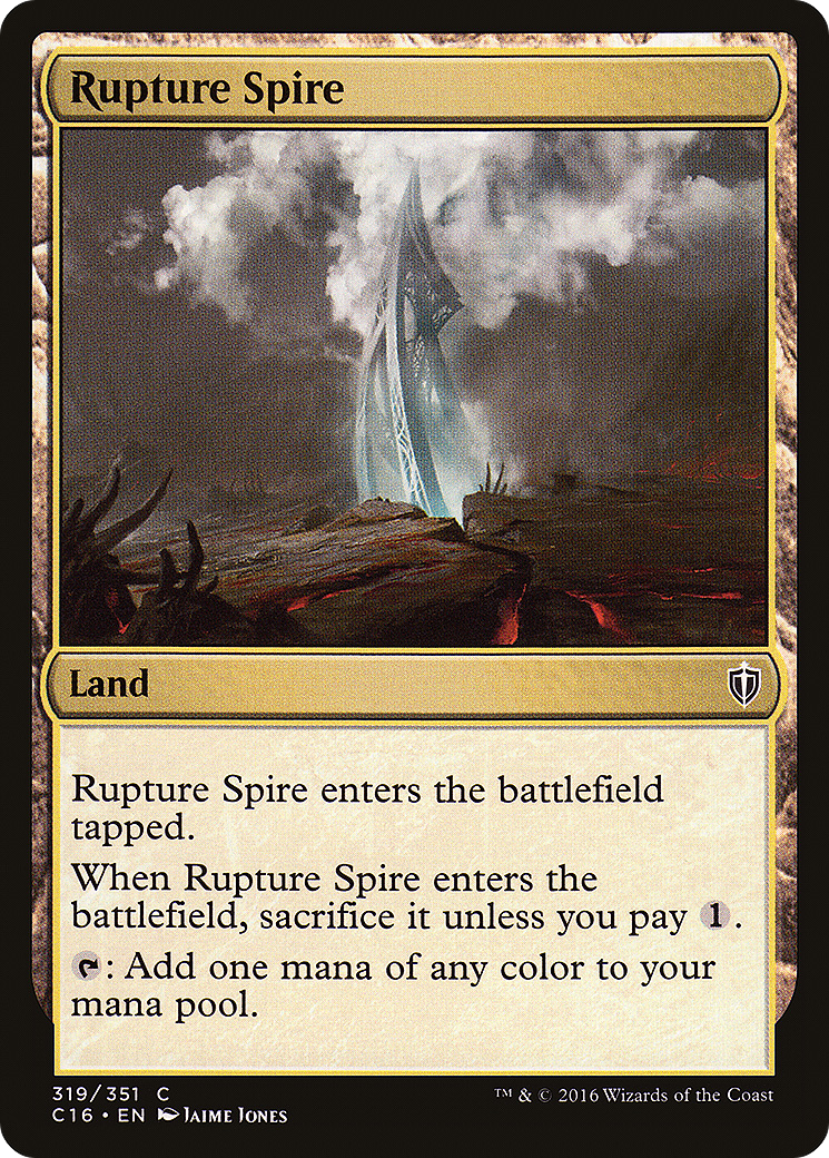Image of Rupture Spire (C16-319) - Commander 2016