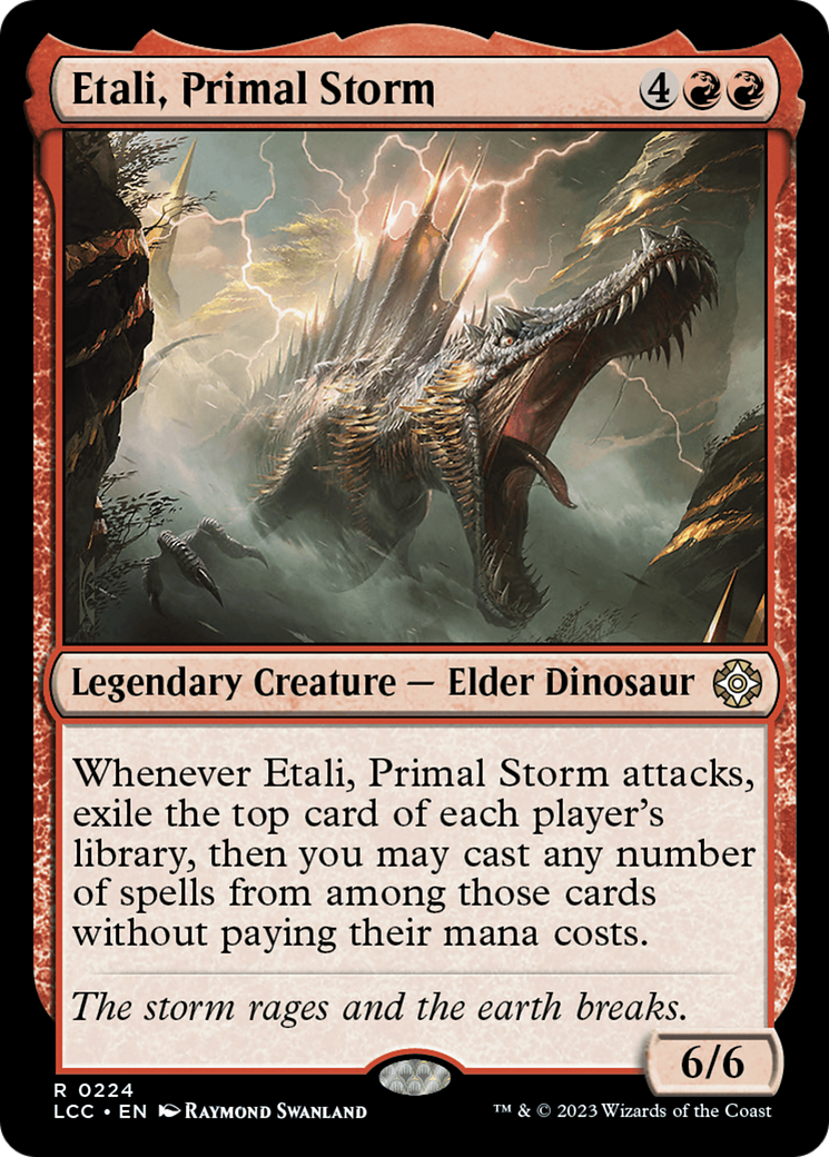 Image of Etali, Primal Storm (LCC-224) - The Lost Caverns of Ixalan Commander
