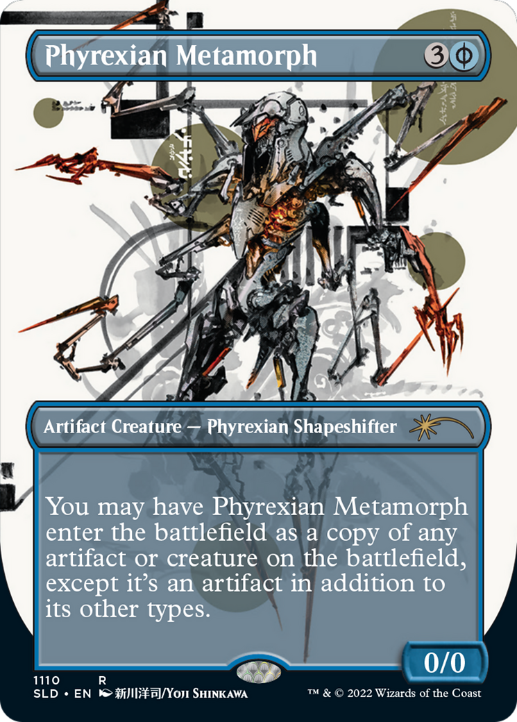 Image of Phyrexian Metamorph (Borderless) (SLD-1110) - Secret Lair Drop (Borderless)