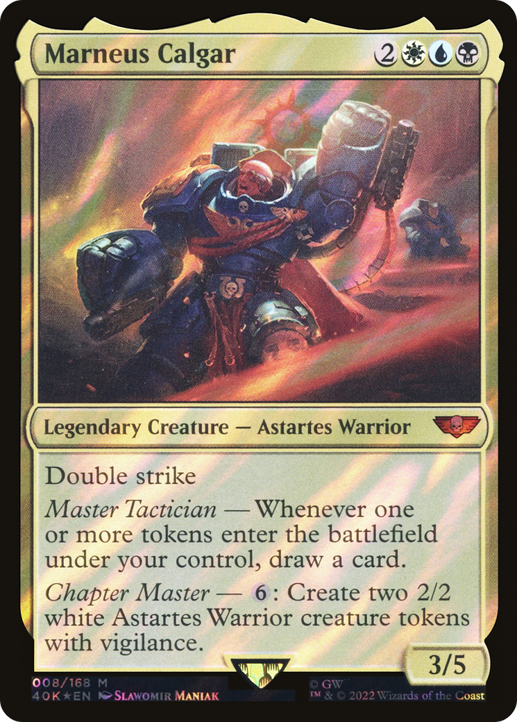 Image of Marneus Calgar (Surge Foil) (40K-008) - Warhammer 40,000 Commander Foil