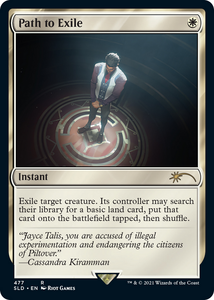 Image of Path to Exile (Secret Lair x Arcane) (SLD-477) - Secret Lair Drop Foil