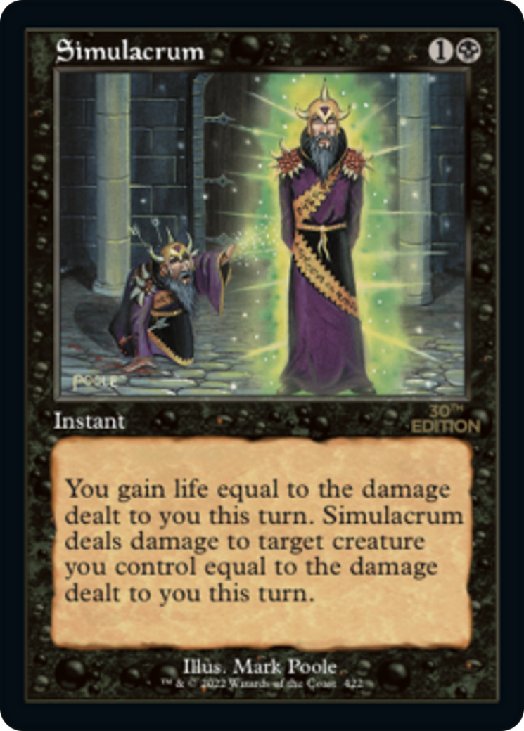 Image of Simulacrum (Retro Frame) (30A-422) - 30th Anniversary Edition