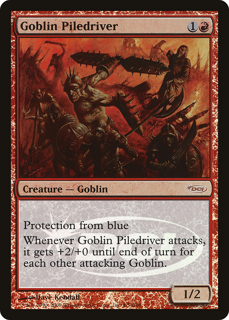 Image of Goblin Piledriver (JDG-004) - Judge Gift Cards 2008 Foil