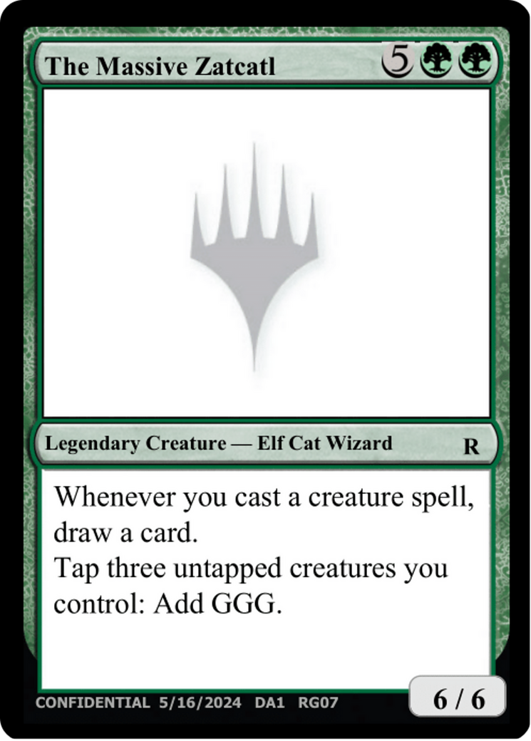 Image of The Massive Zatcatl (UNK-RG07) - Unknown Event