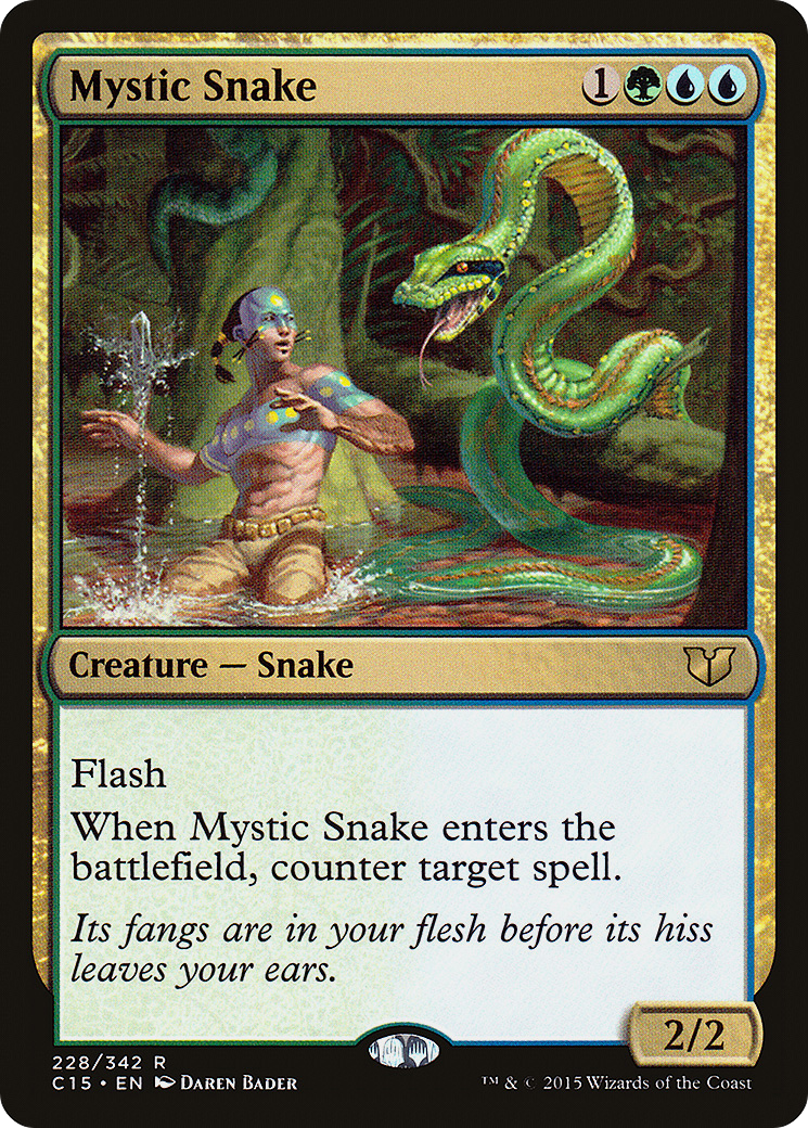 Image of Mystic Snake (C15-228) - Commander 2015