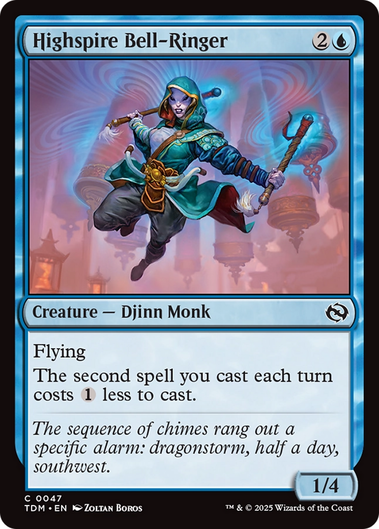 Image of Highspire Bell-Ringer (TDM-047) - Tarkir: Dragonstorm
