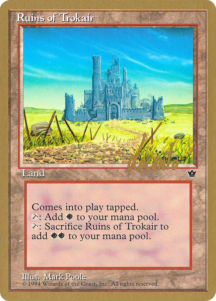 Image of Ruins of Trokair - 1996 Michael Loconto (FEM) (WCD-) - Pro Tour Collector Set
