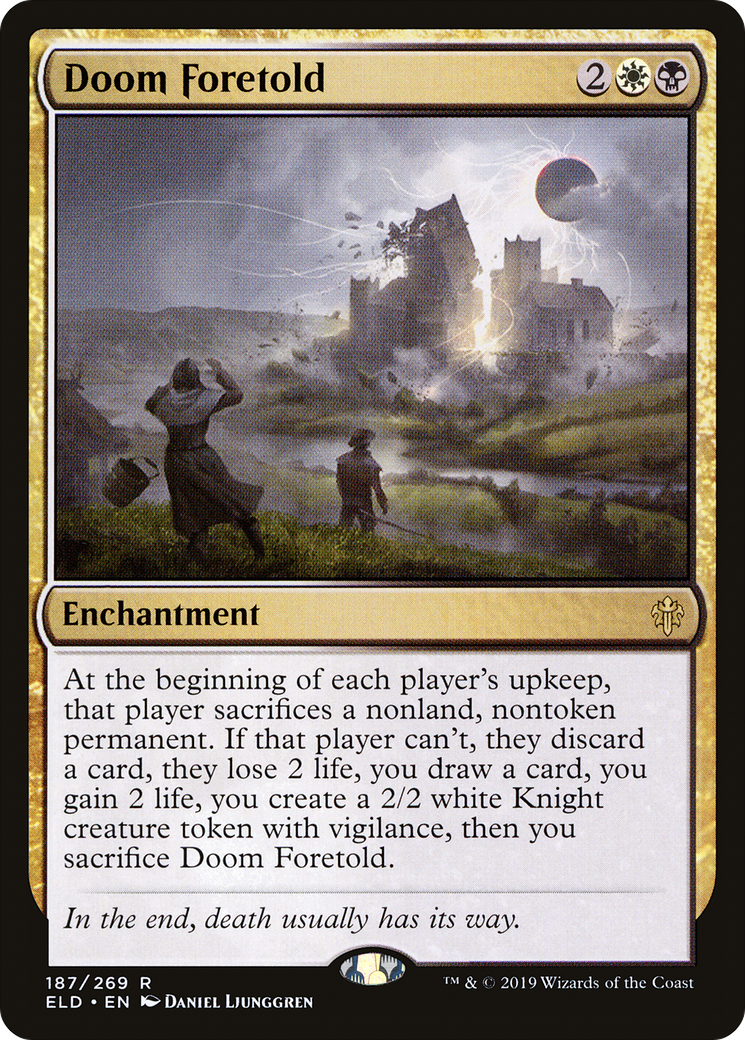 Image of Doom Foretold (ELD-187) - Throne of Eldraine Foil