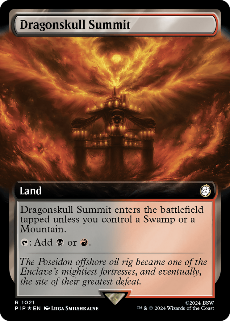 Image of Dragonskull Summit (Extended Art) (Surge Foil) (PIP-1021) - Fallout: (Extended Art) Foil
