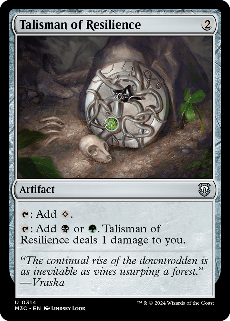 Image of Talisman of Resilience (M3C-314) - Modern Horizons 3 Commander