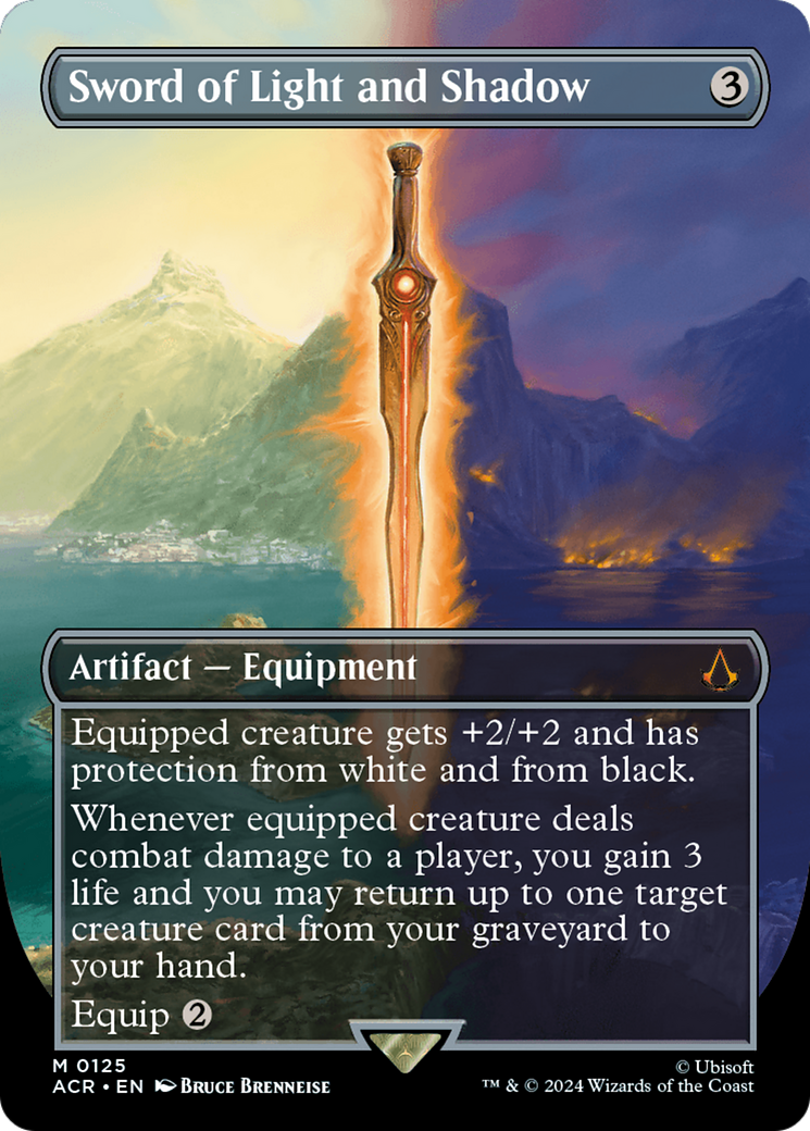 Image of Sword of Light and Shadow (Borderless) (ACR-125) - Assassin's Creed (Borderless) Foil