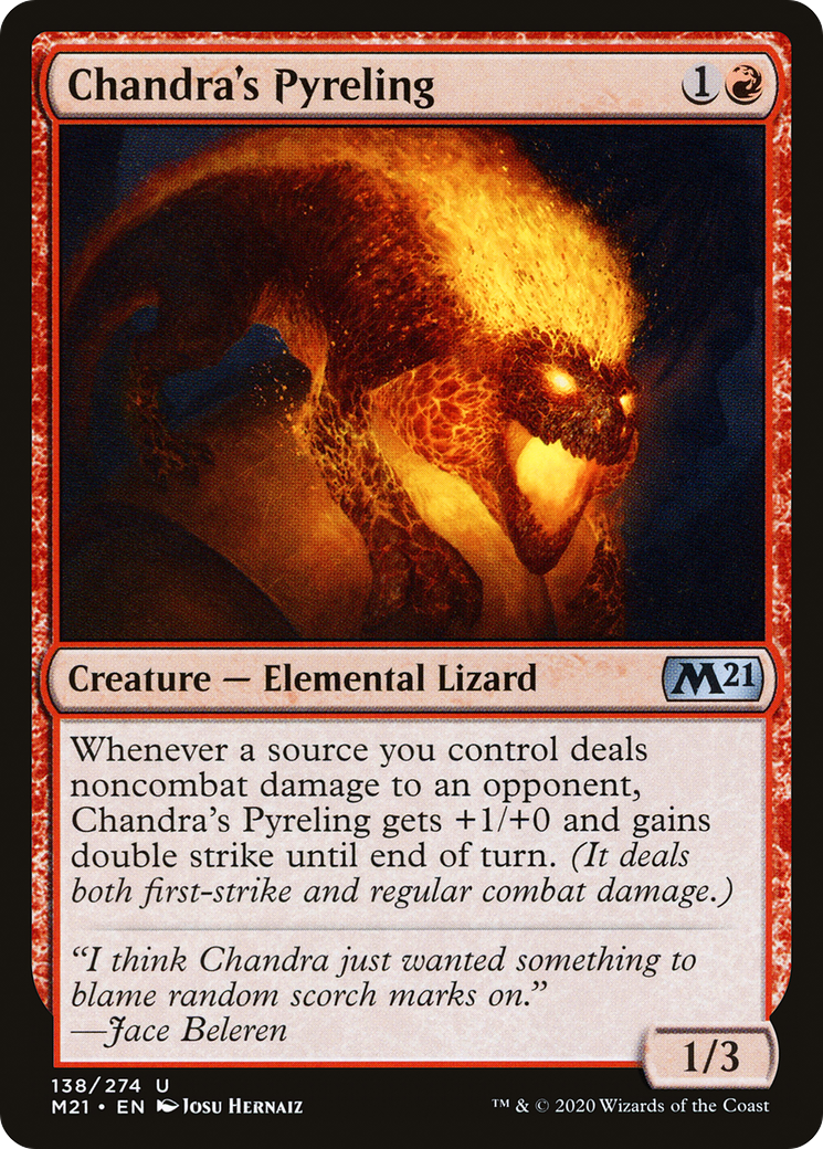 Image of Chandra's Pyreling (M21-138) - Core Set 2021 Foil