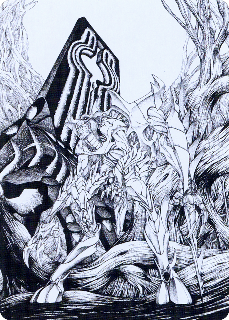Image of Lukka, Bound to Ruin // Lukka, Bound to Ruin (AONE-079) - Phyrexia: All Will Be One Art Series (Borderless) Foil