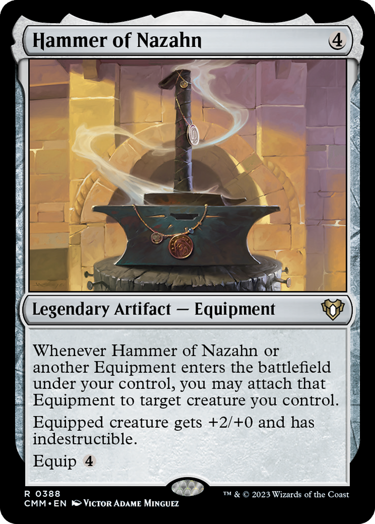 Image of Hammer of Nazahn (CMM-388) - Commander Masters Foil