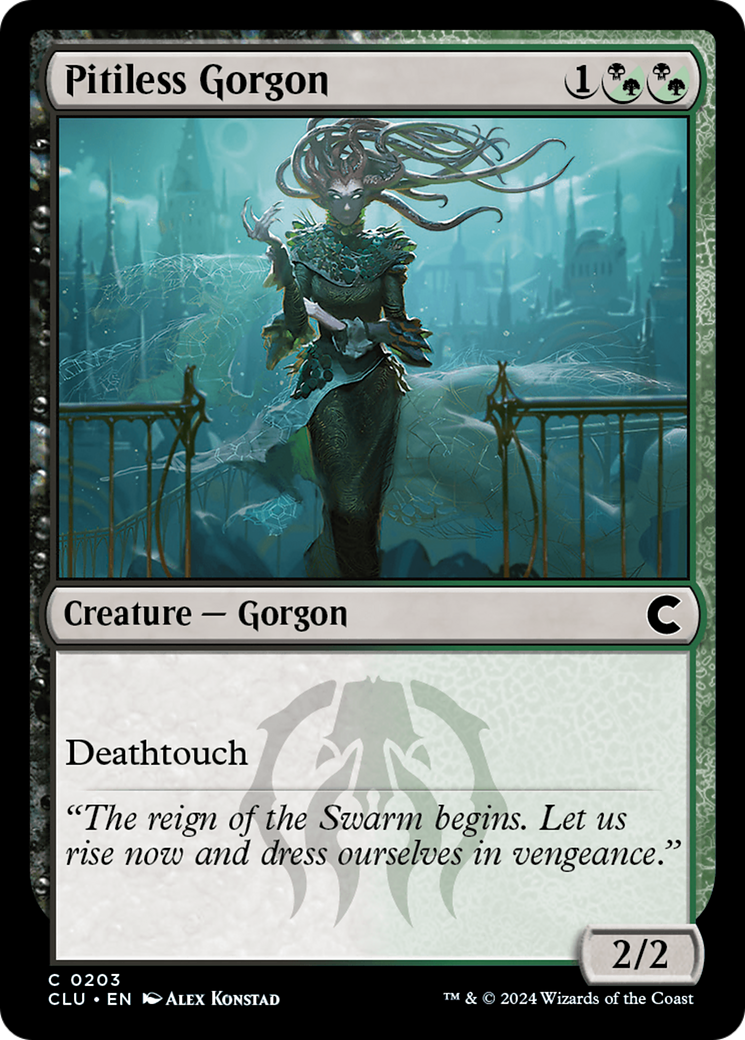 Image of Pitiless Gorgon (CLU-203) - Ravnica: Clue Edition