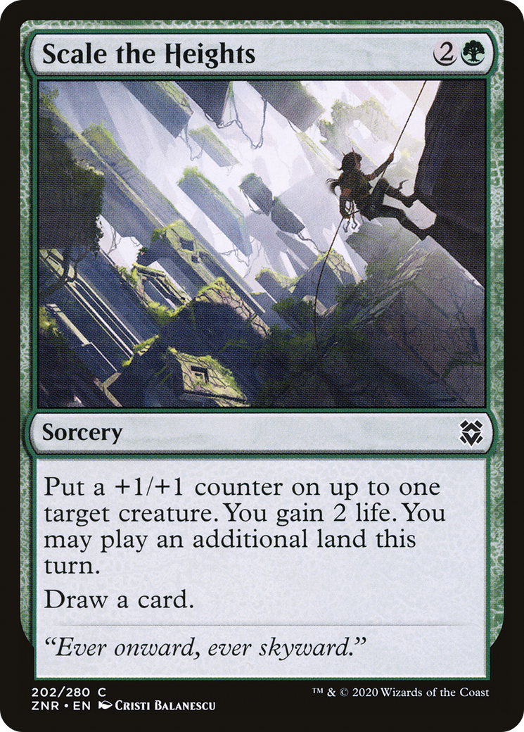 Image of Scale the Heights (ZNR-202) - Zendikar Rising