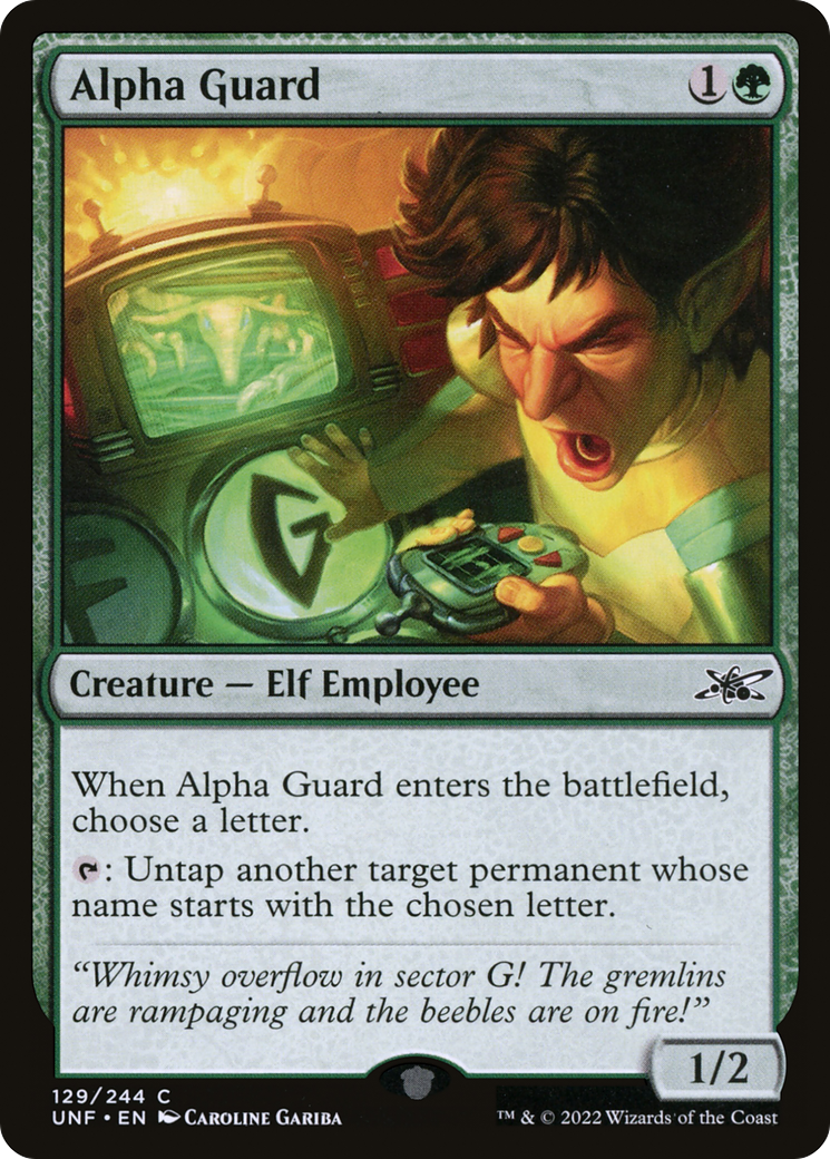 Image of Alpha Guard (UNF-129) - Unfinity
