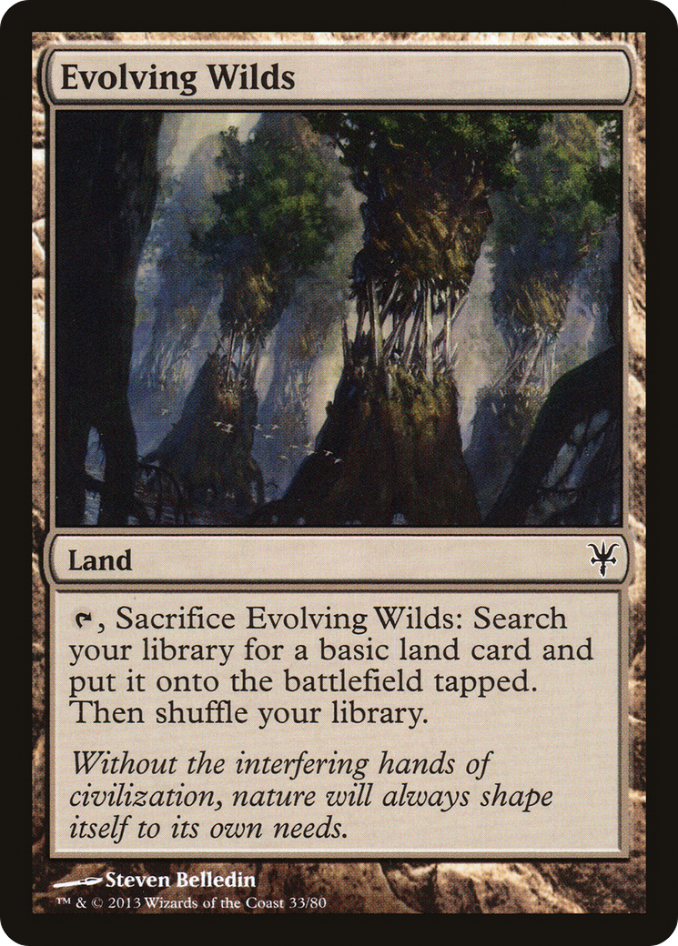 Image of Evolving Wilds (DDK-033) - Duel Decks: Sorin vs. Tibalt