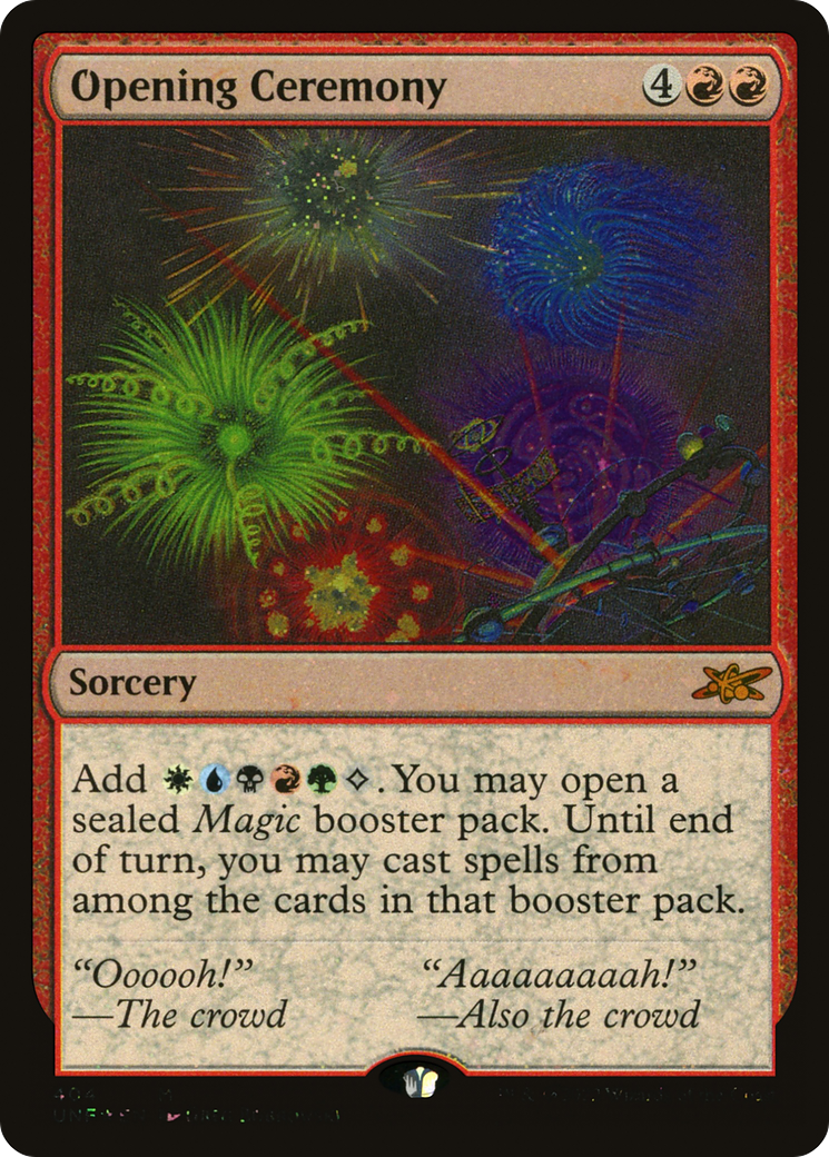 Image of Opening Ceremony (Galaxy Foil) (UNF-404) - Unfinity Foil