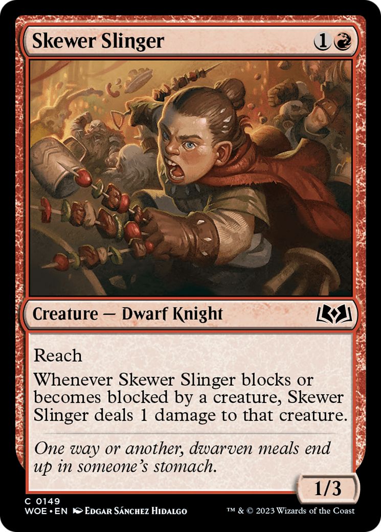 Image of Skewer Slinger (WOE-149) - Wilds of Eldraine Foil