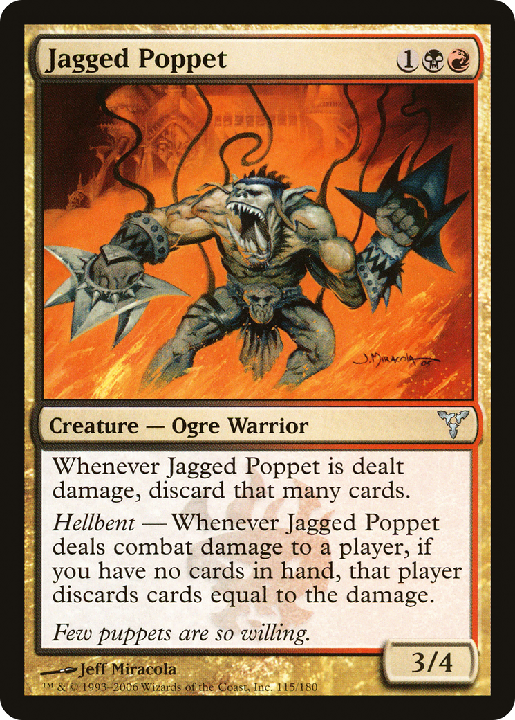 Image of Jagged Poppet (DIS-115) - Dissension Foil