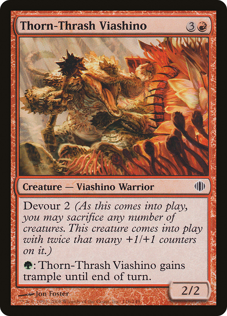 Image of Thorn-Thrash Viashino (ALA-116) - Shards of Alara Foil