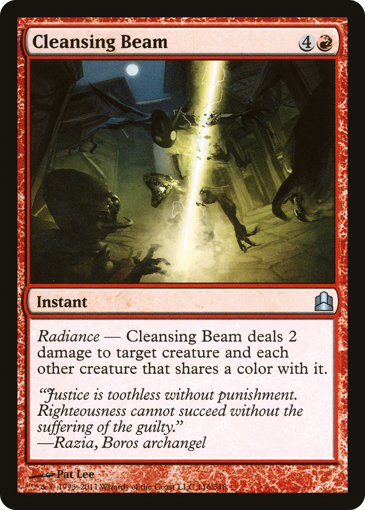 Image of Cleansing Beam (CMD-116) - Commander 2011