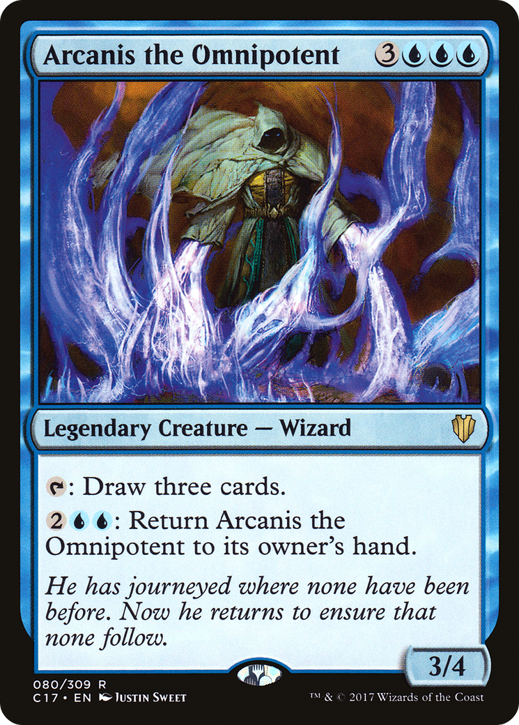 Image of Arcanis the Omnipotent (C17-080) - Commander 2017