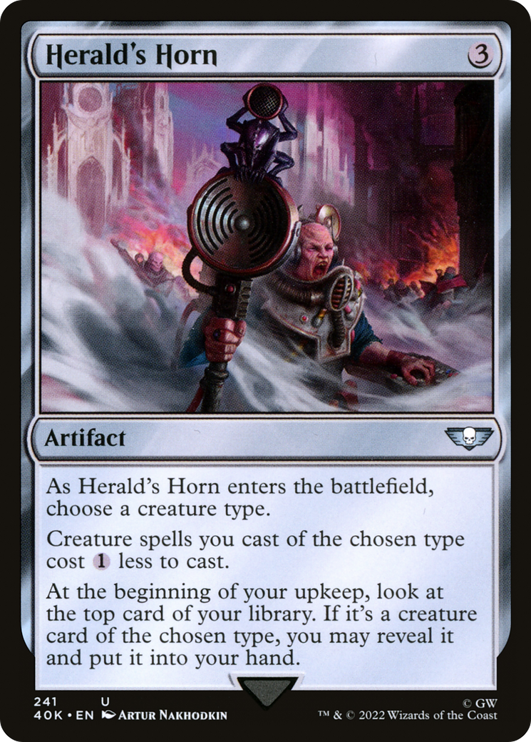 Image of Herald's Horn (40K-241) - Warhammer 40,000 Commander