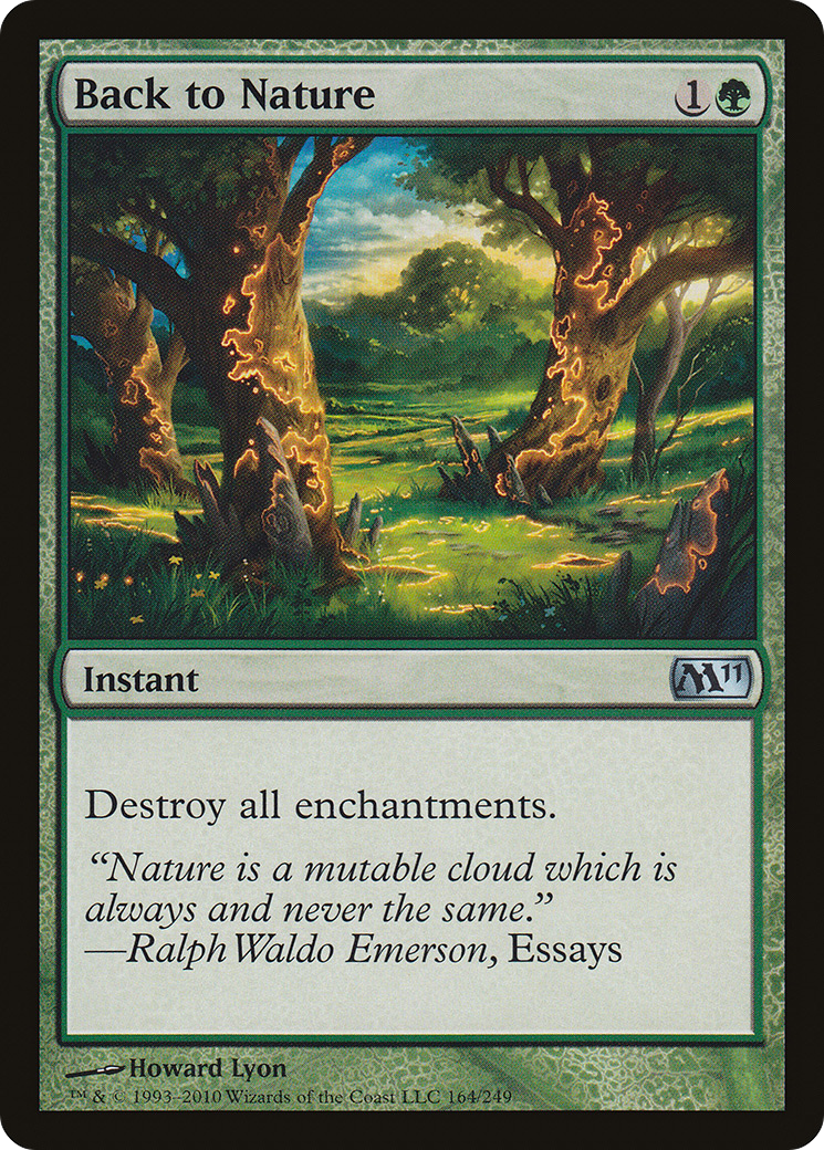 Image of Back to Nature (M11-164) - Magic 2011 Foil